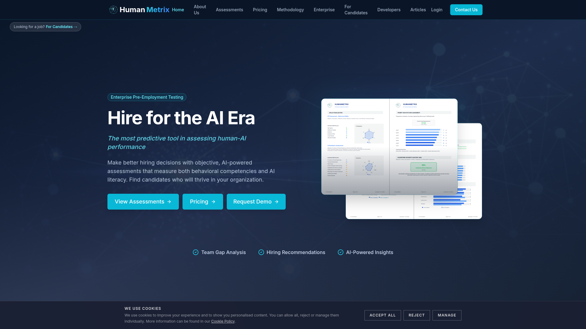 HumanMetrix website